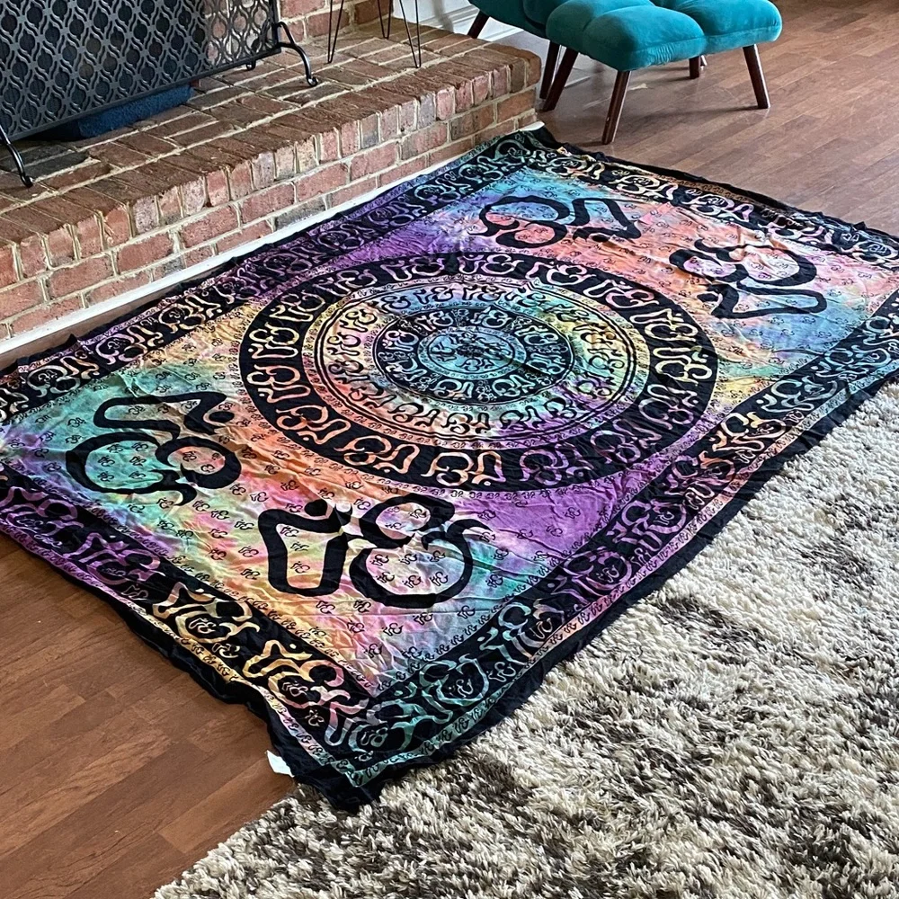 Multicolor Mandala Tapestry